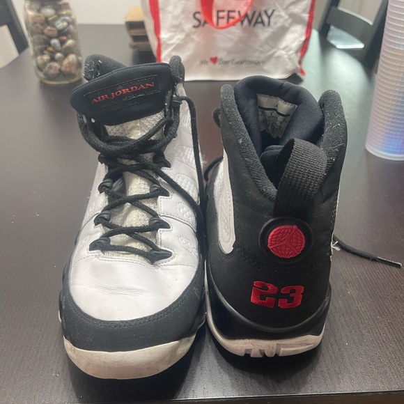 Jordan Black and White Sneakers